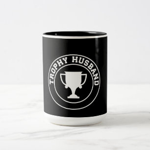 Taza Bicolor Marido del trofeo