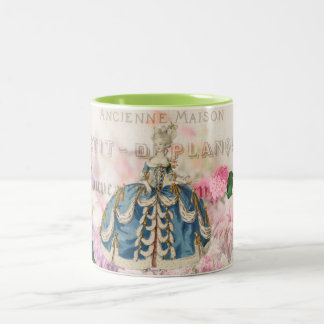 Taza Bicolor Marie Antoinette en Redoute Flowers Mug