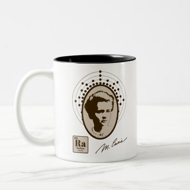 Taza Bicolor Marie Curie (Izquierda)