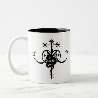 Taza Bicolor Marie Laveau Veve Mug