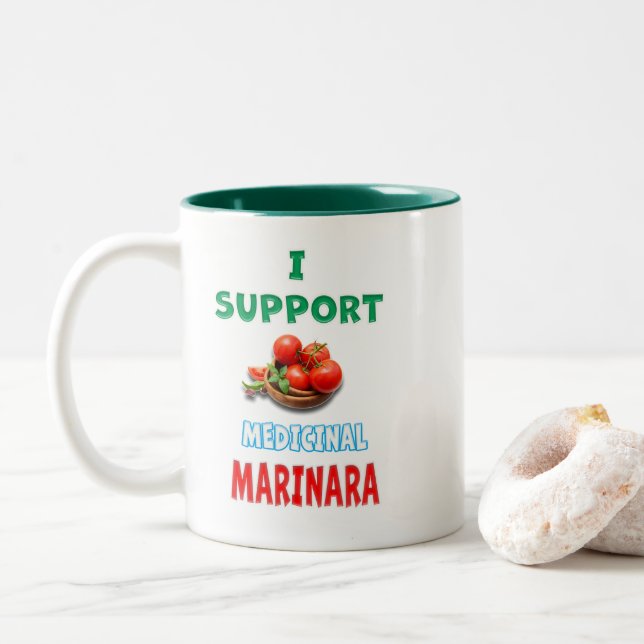 Taza Bicolor Marinara (Con donut)