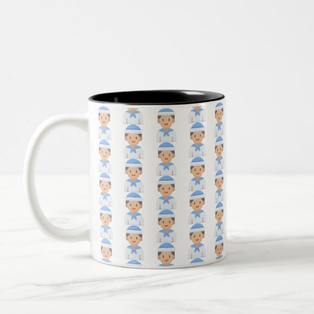 Taza Bicolor marinero (Izquierda)