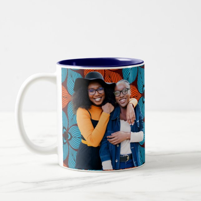 Taza Bicolor MARINOS | Imagen de African Imints Design Mug (Izquierda)
