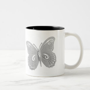 Taza Bicolor Mariposa