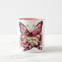 Mariposa del Día de la Madre Feliz Personalizado