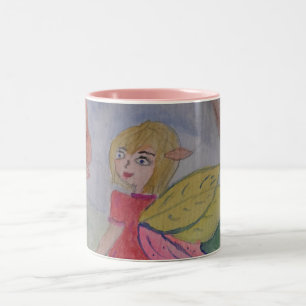 Taza Bicolor Mariposa Fairy Mug