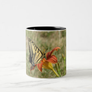 Taza Bicolor Mariposa monarca