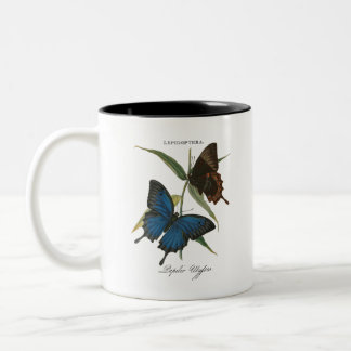 Taza Bicolor Mariposa Ulysses