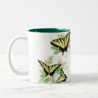 Taza Bicolor Mariposas singulares
