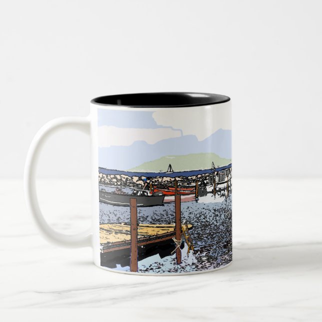 Taza Bicolor  Marsellán al sur de Francia  (Izquierda)