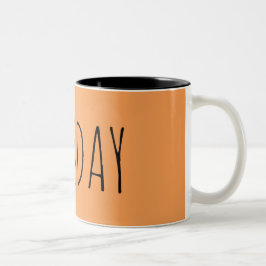 Taza Bicolor Martes || Colección Semana