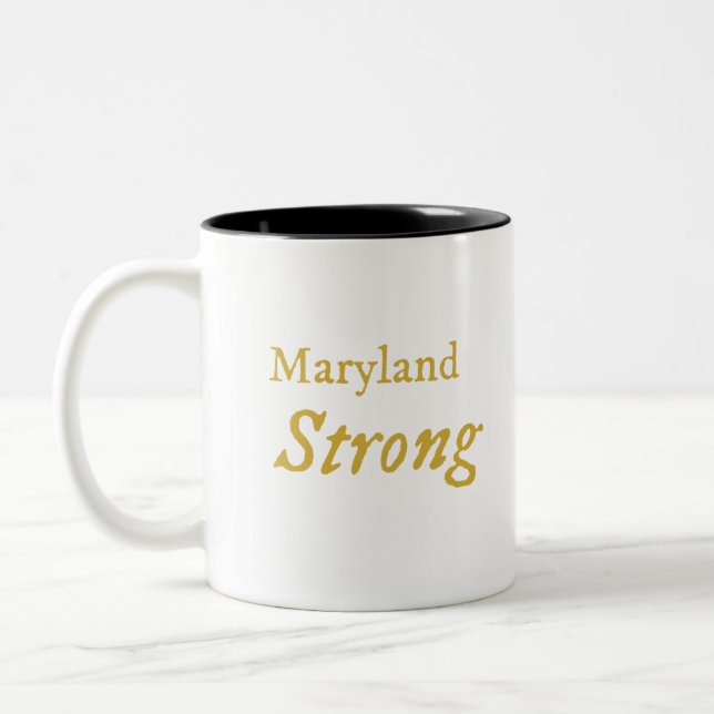 Taza Bicolor Maryland Strong Coffee Mug (Izquierda)