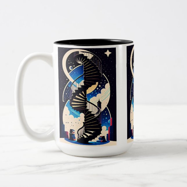 Taza Bicolor Más allá de la imaginación (Izquierda)