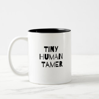 Taza Bicolor Más doméstico humano minúsculo
