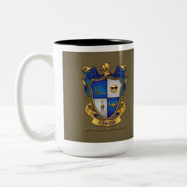 Taza Bicolor Más grande, más atrevido, GRANDER (Izquierda)
