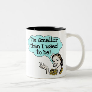 Taza Bicolor Más Pequeño De Lo Que Solía Ser