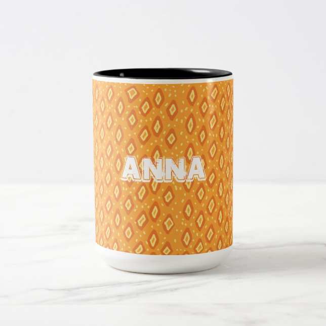 Taza Bicolor Masa de lanzamiento amarilla y Naranja (Centro)