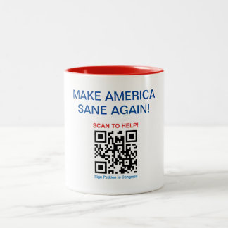 Taza Bicolor MASA MUG - ¡Que Estados Unidos vuelva a Sanar!