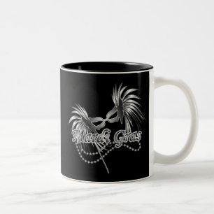 Taza Bicolor Máscara de Mardi Gras
