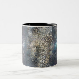 Taza Bicolor Máscara facial humana