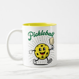Taza Bicolor MASCOT DE PICKLEBALL por PickleballPlayerz