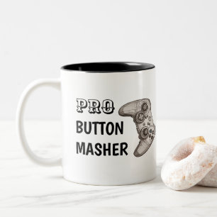 Taza Bicolor Masher botón Pro   Controlador de videojuegos dive