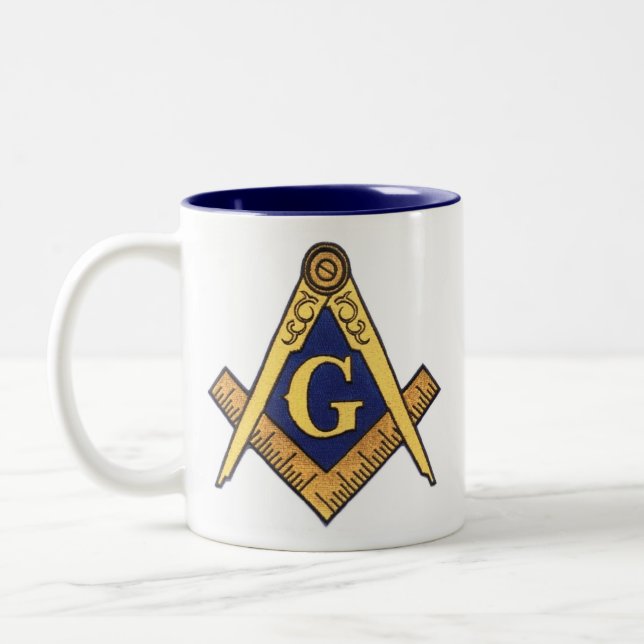 TAZA BICOLOR MASONS (Izquierda)