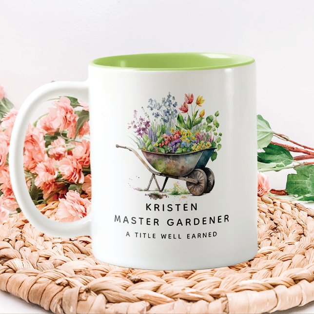 Taza Bicolor Master Gardener (Subido por el creador)