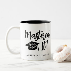 Taza Bicolor Máster personalizado de graduación