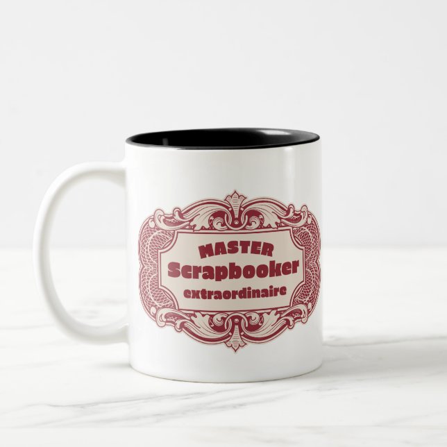 Taza Bicolor Master Scrapbooker Extraordinaire (Izquierda)