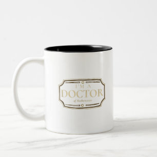 Taza Bicolor Matemáticas Doctorado Doctorado Graduación Regal