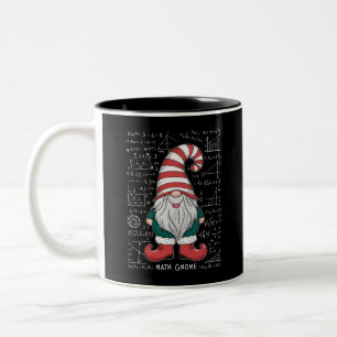 Taza Bicolor Math Gnome Navidades de grupo de correspondencia f