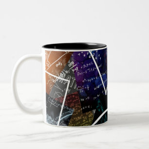 Taza Bicolor Mathematics Formula Coffee Mug
