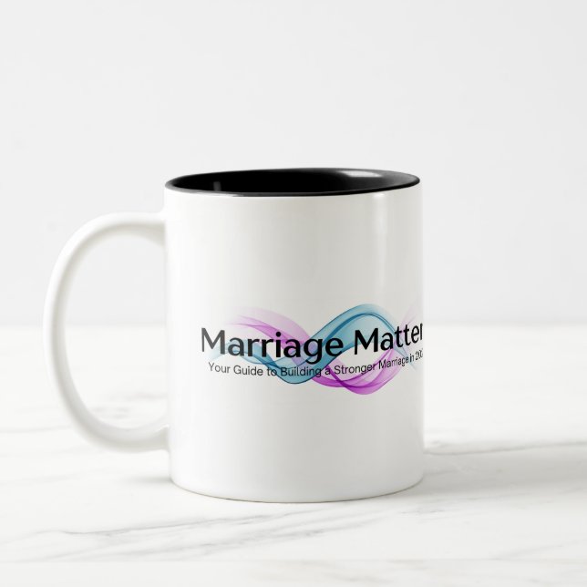 Taza Bicolor Matrimonio 2025 (Izquierda)