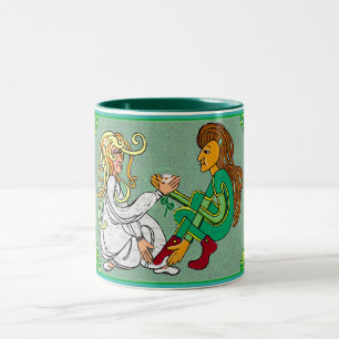 Taza Bicolor Matrimonio a mano