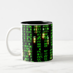 Taza Bicolor Matriz de código
