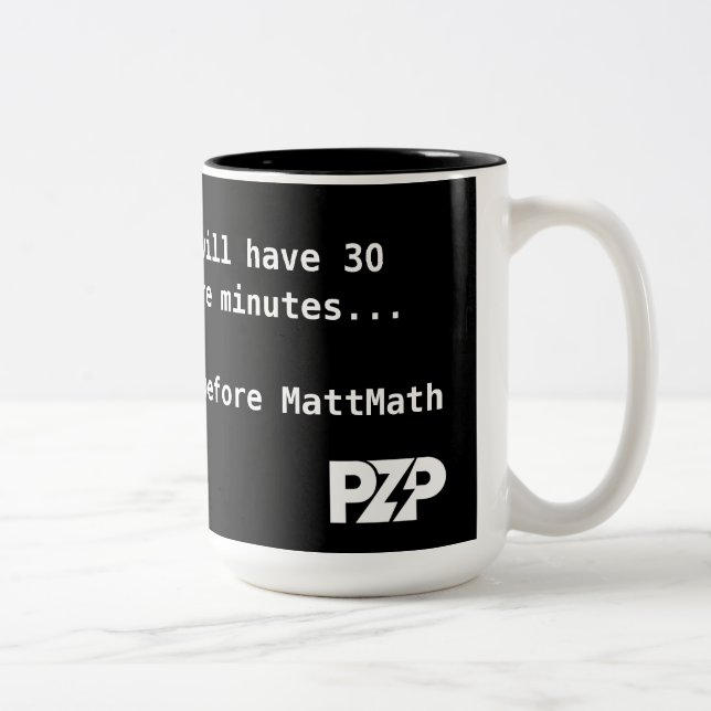 Taza Bicolor MattMathCoffeeMug (Derecha)