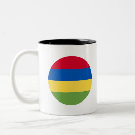 Taza Bicolor Mauritius Flag