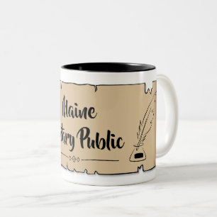 Taza Bicolor Máximo de plumas de desplazamiento público del not