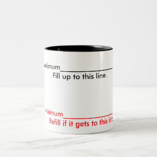Taza Bicolor Máximo y mínimo