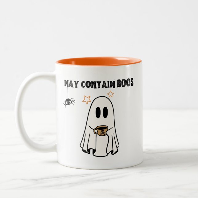 Taza Bicolor May Contienen Boos (Izquierda)