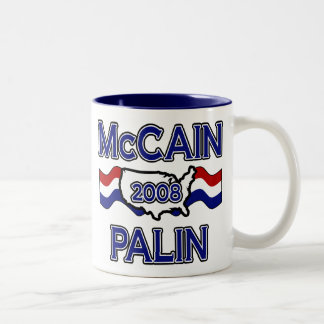 Taza Bicolor McCain Palin 2008