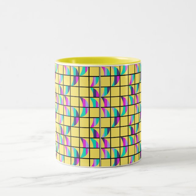 Taza Bicolor MCM Tic-Tac-Toe (Centro)