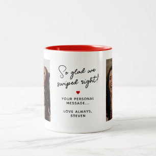 Taza Bicolor Me Alegra Que Nadáramos A La Derecha 2 Fotos Y Men