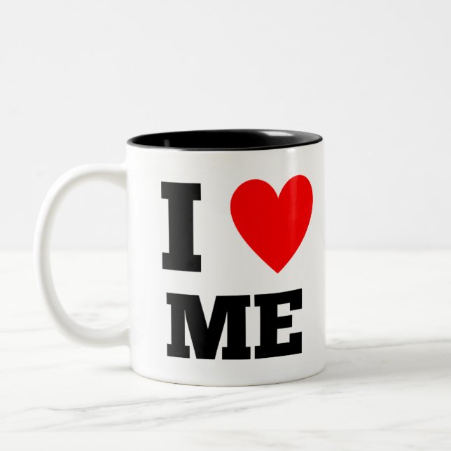 Taza Bicolor Me amo (Izquierda)