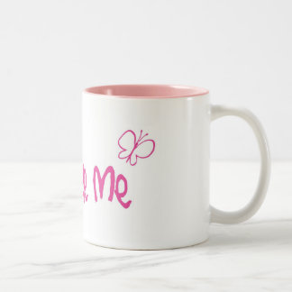 Taza Bicolor Me amo mariposa