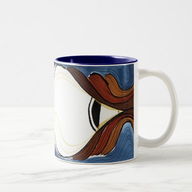 Taza Bicolor ¿Me atrevo como un melocotón? (Derecha)