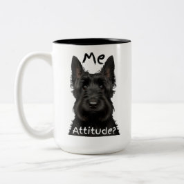 Taza Bicolor Me attitude Scottish Terrier