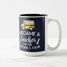 Taza Bicolor Me convierto en profesor