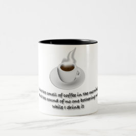 Taza Bicolor Me encanta el olor a café